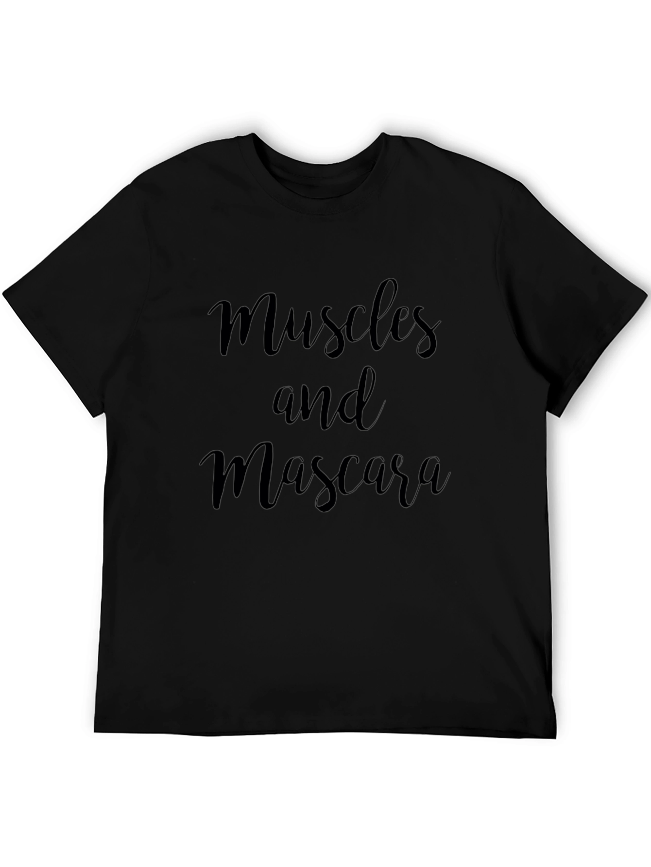 Muscles and Mascara Graphic T-Shirt