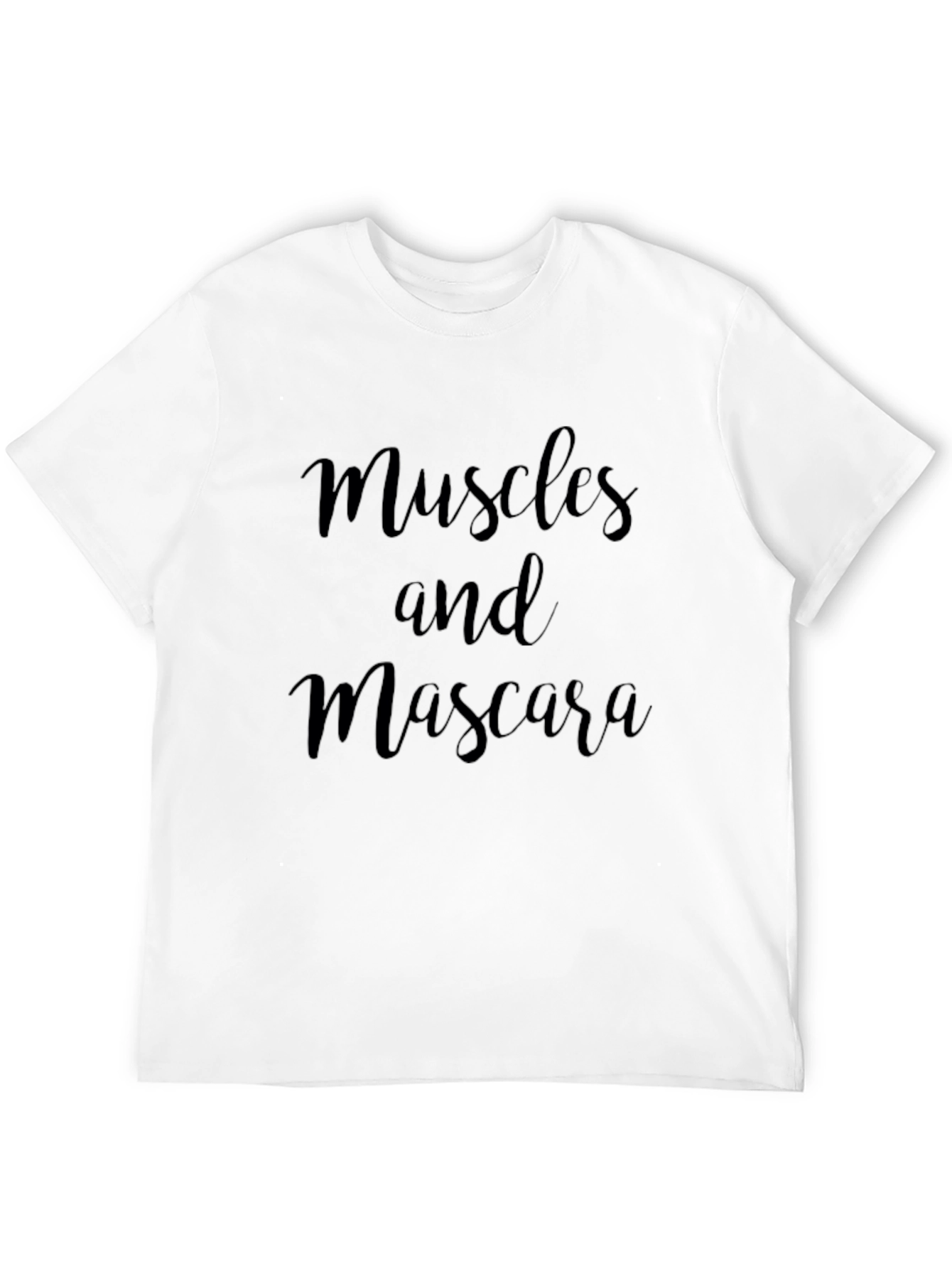 Muscles and Mascara Graphic T-Shirt