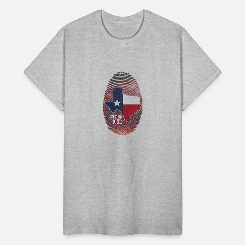 Texas DNA It's in My DNA Fingerprint USA