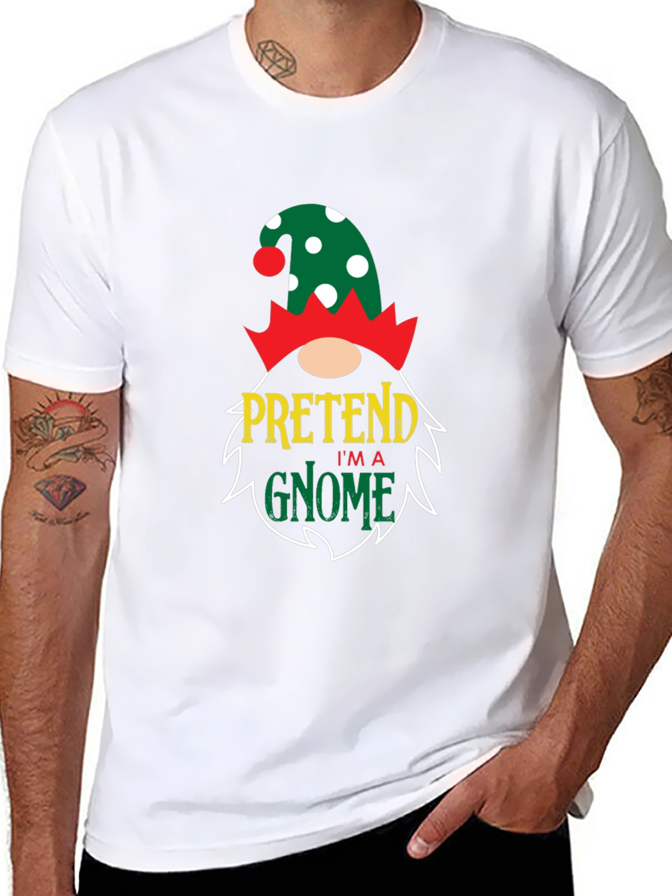Pretend Im a Gnome Graphic T-Shirt