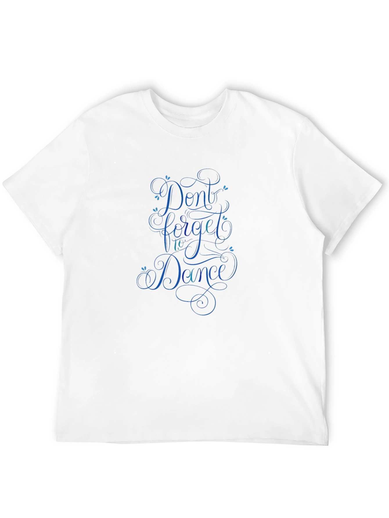 Dont Forget to Dance Black Graphic Tee