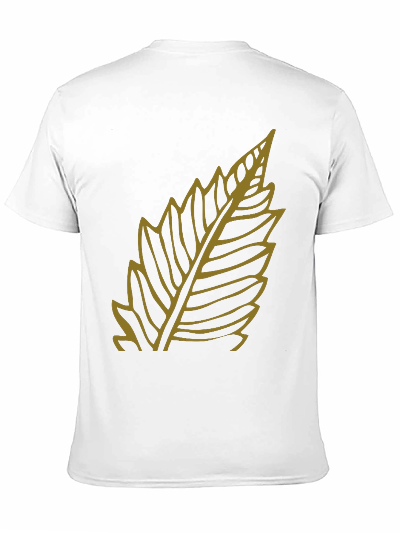 Leaf Graphic Black T-Shirt