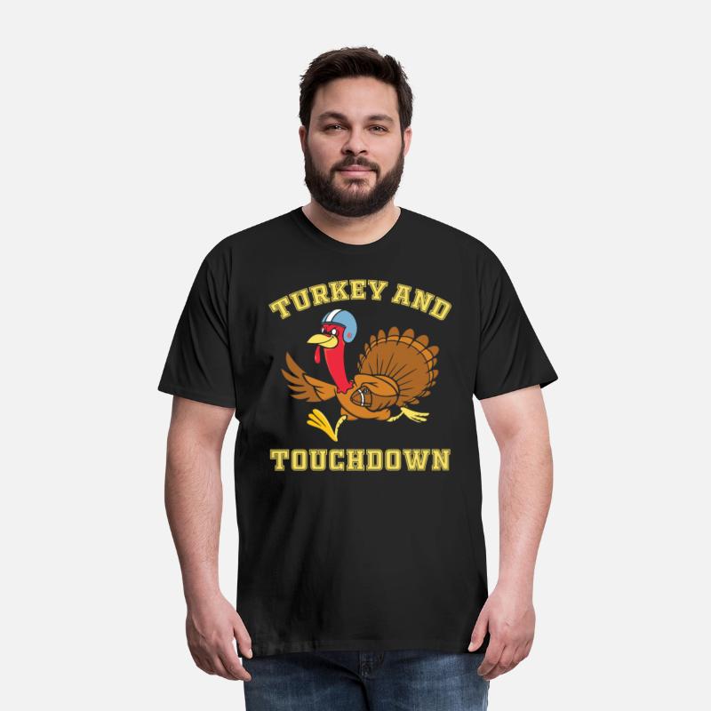 Thanksgiving Turkey And Touchdowns - Thanksgiving