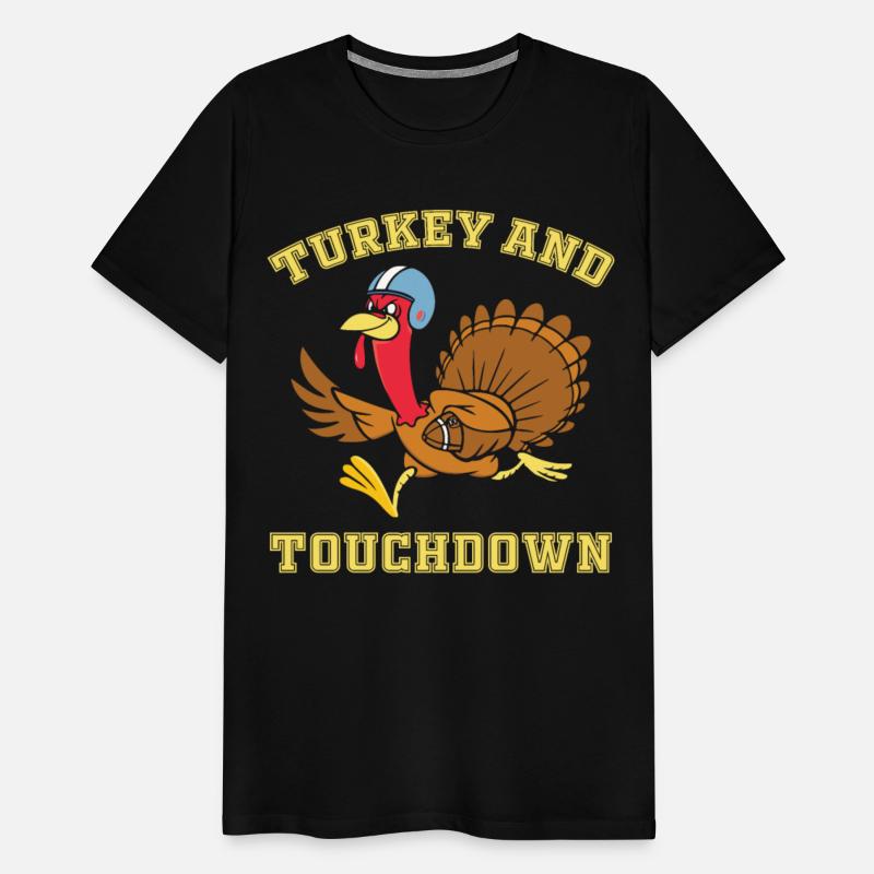 Thanksgiving Turkey And Touchdowns - Thanksgiving