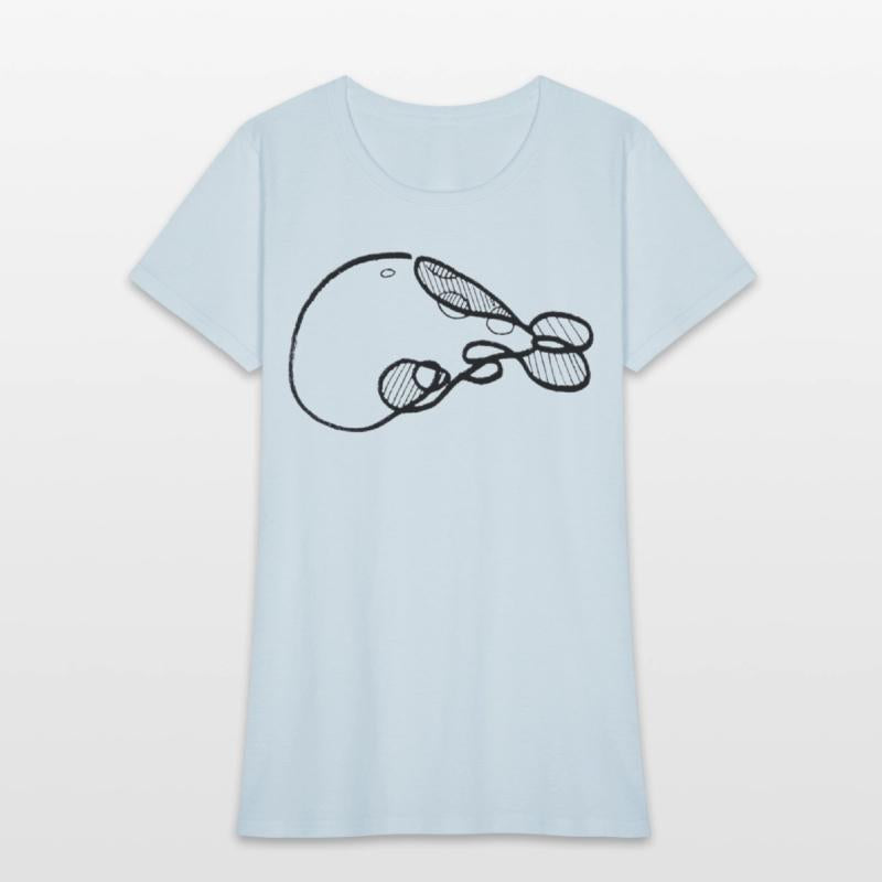 the whale.| doodle abstract