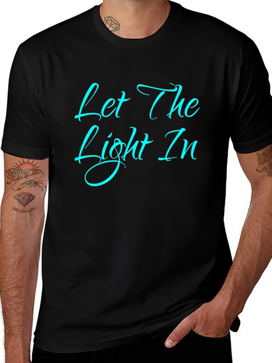 Let the Light In Graphic Tee - Stylish Black T-Shirt