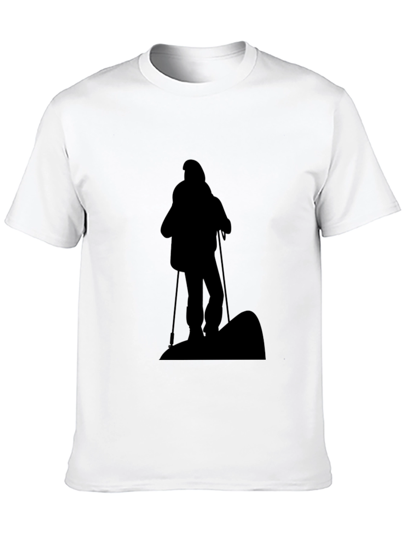 Hiking Silhouette Black T-Shirt