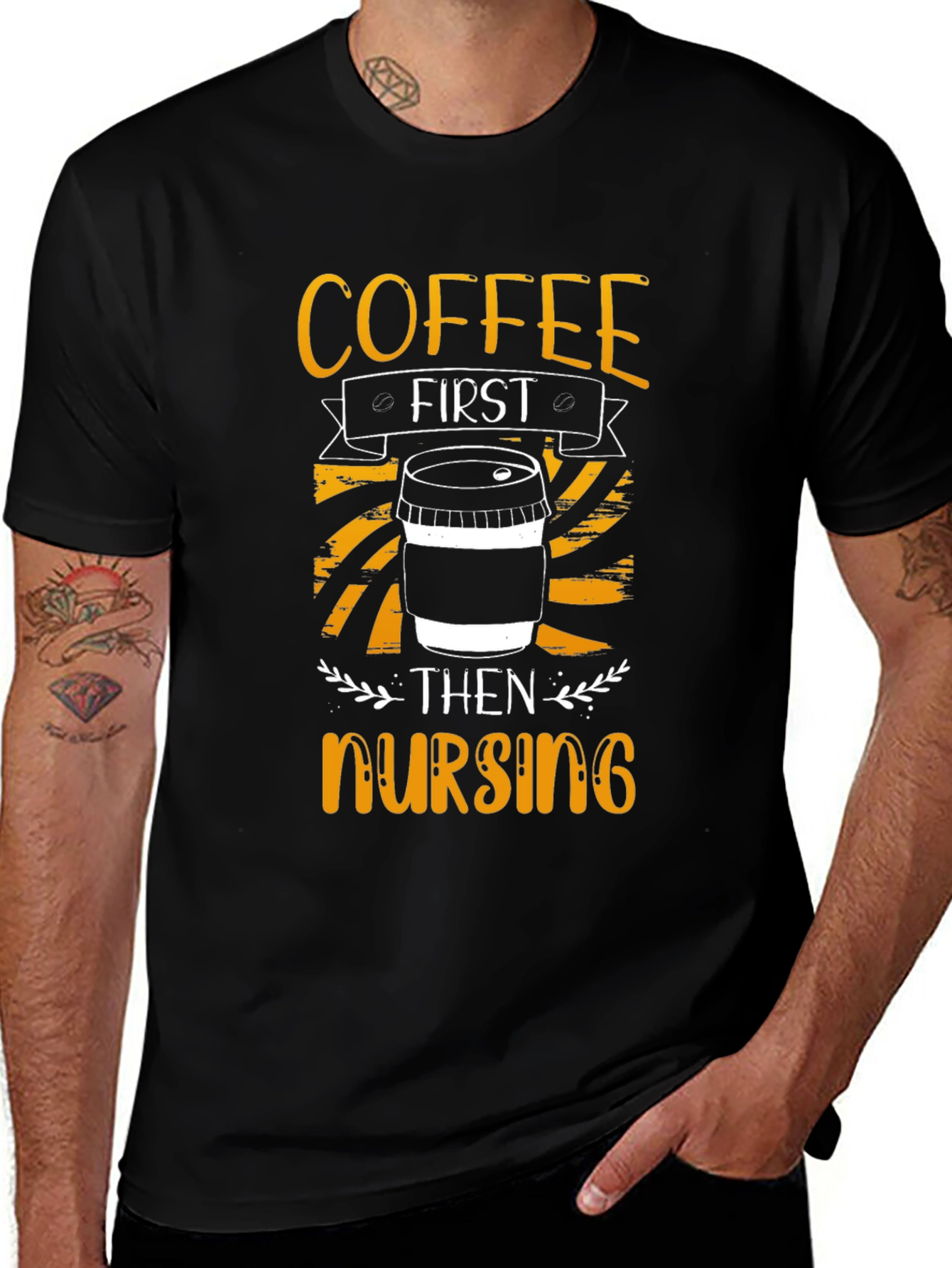 Coffee First Then Nursing T-Shirt
