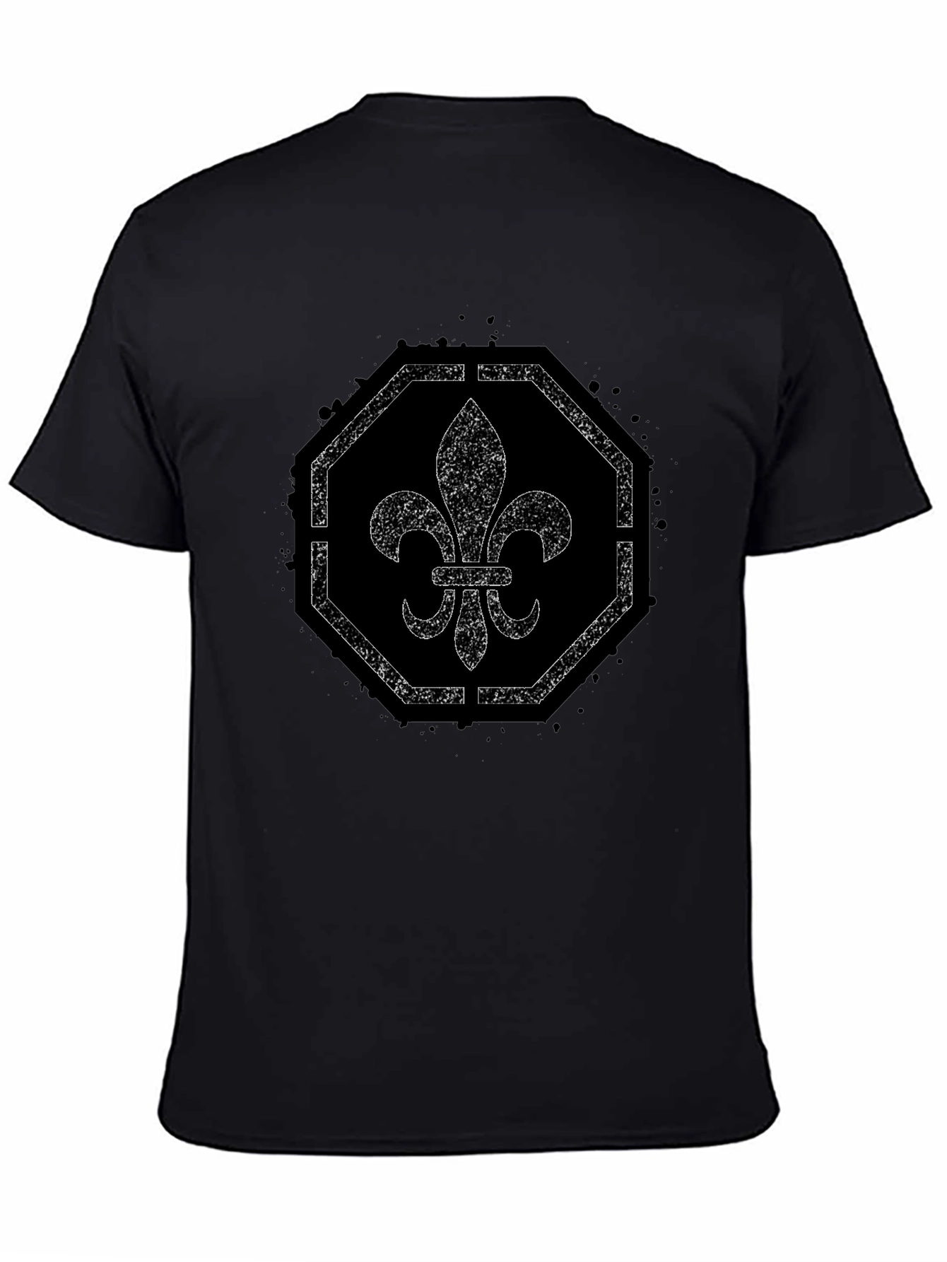 Fleur-de-lis Graphic Tee - Distressed Print