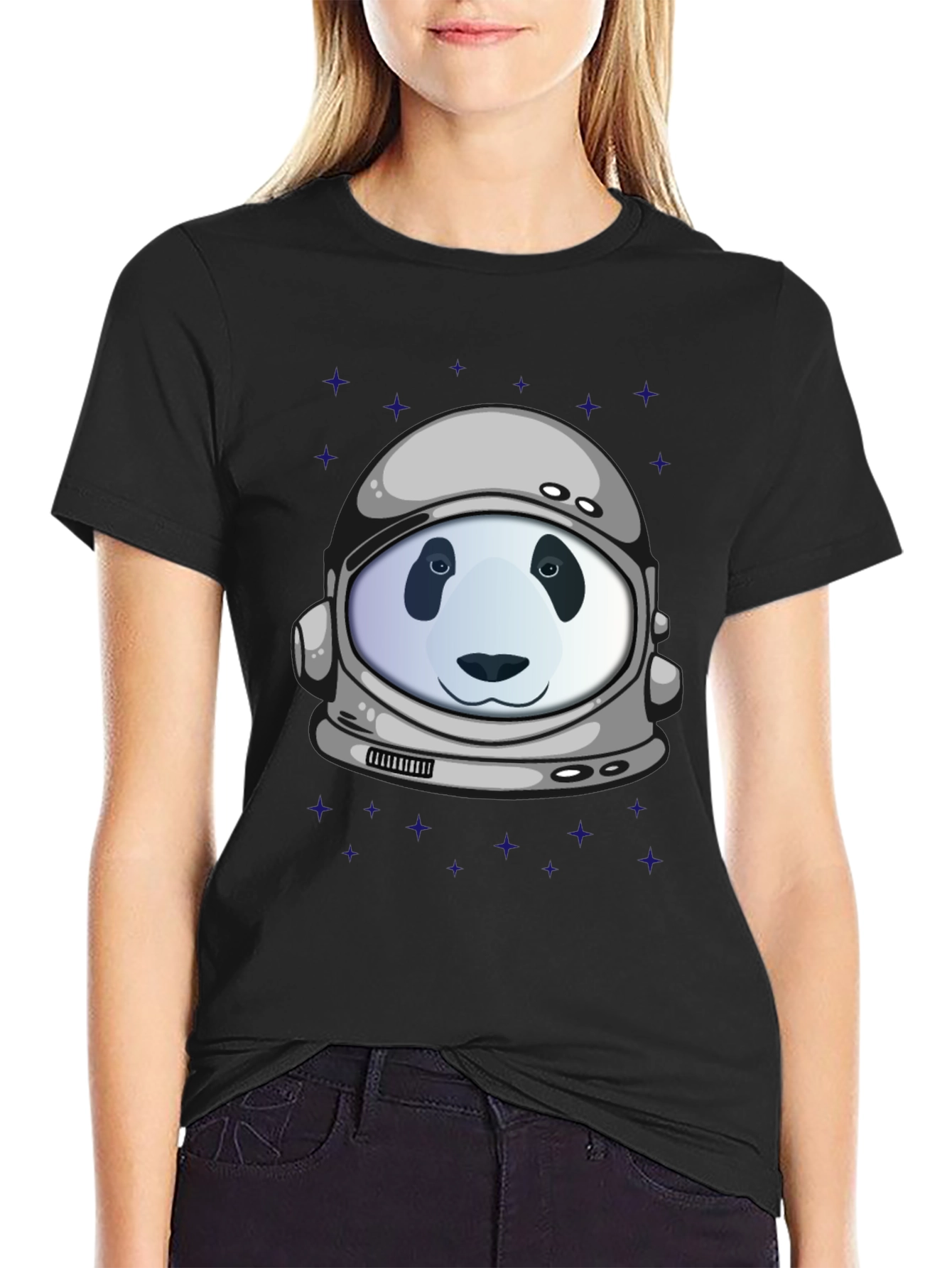 Panda Astronaut Graphic T-Shirt - Stylish Unisex Design