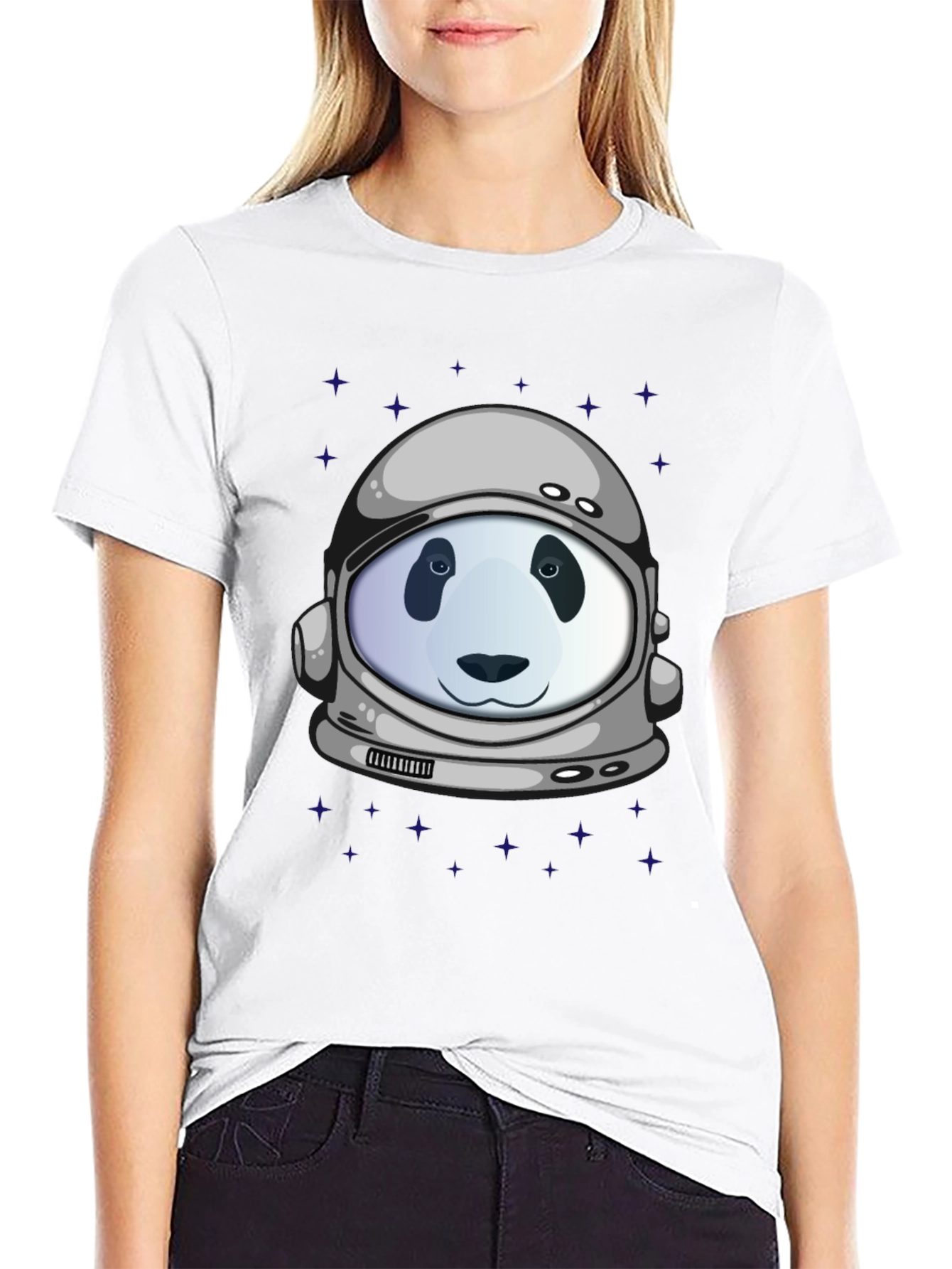Panda Astronaut Graphic T-Shirt - Stylish Unisex Design