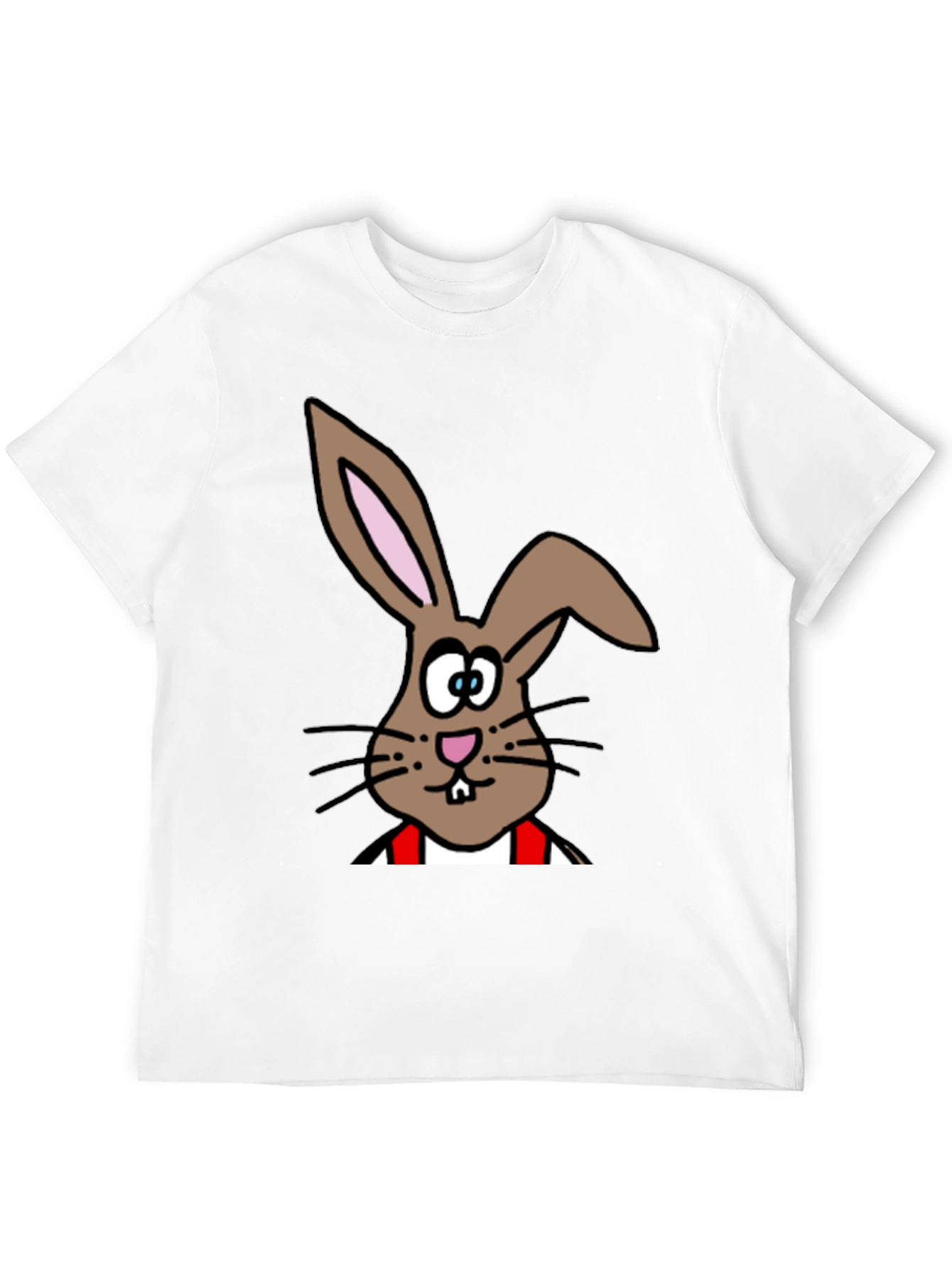 Cartoon Bunny T-Shirt - Casual Cotton Tee