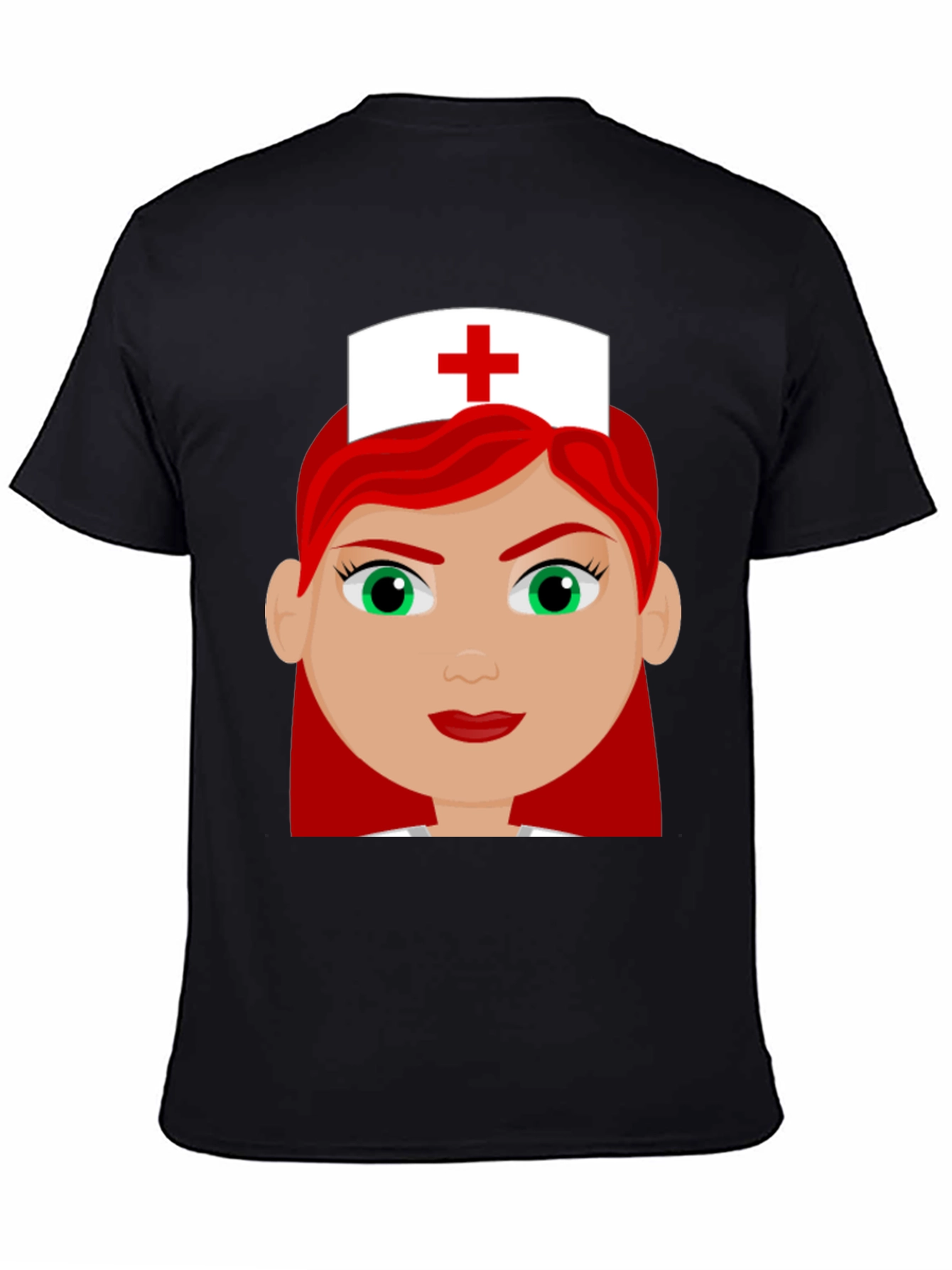 Nurse Cartoon Graphic T-Shirt