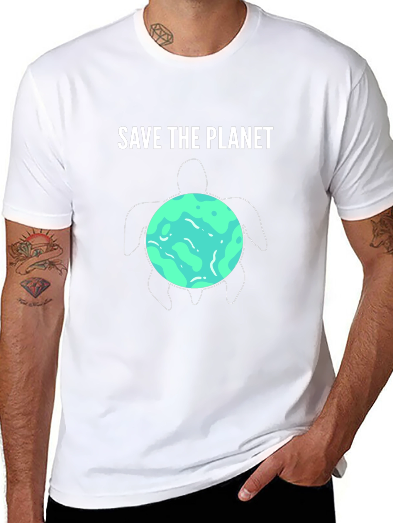 Save the Planet Turtle T-Shirt