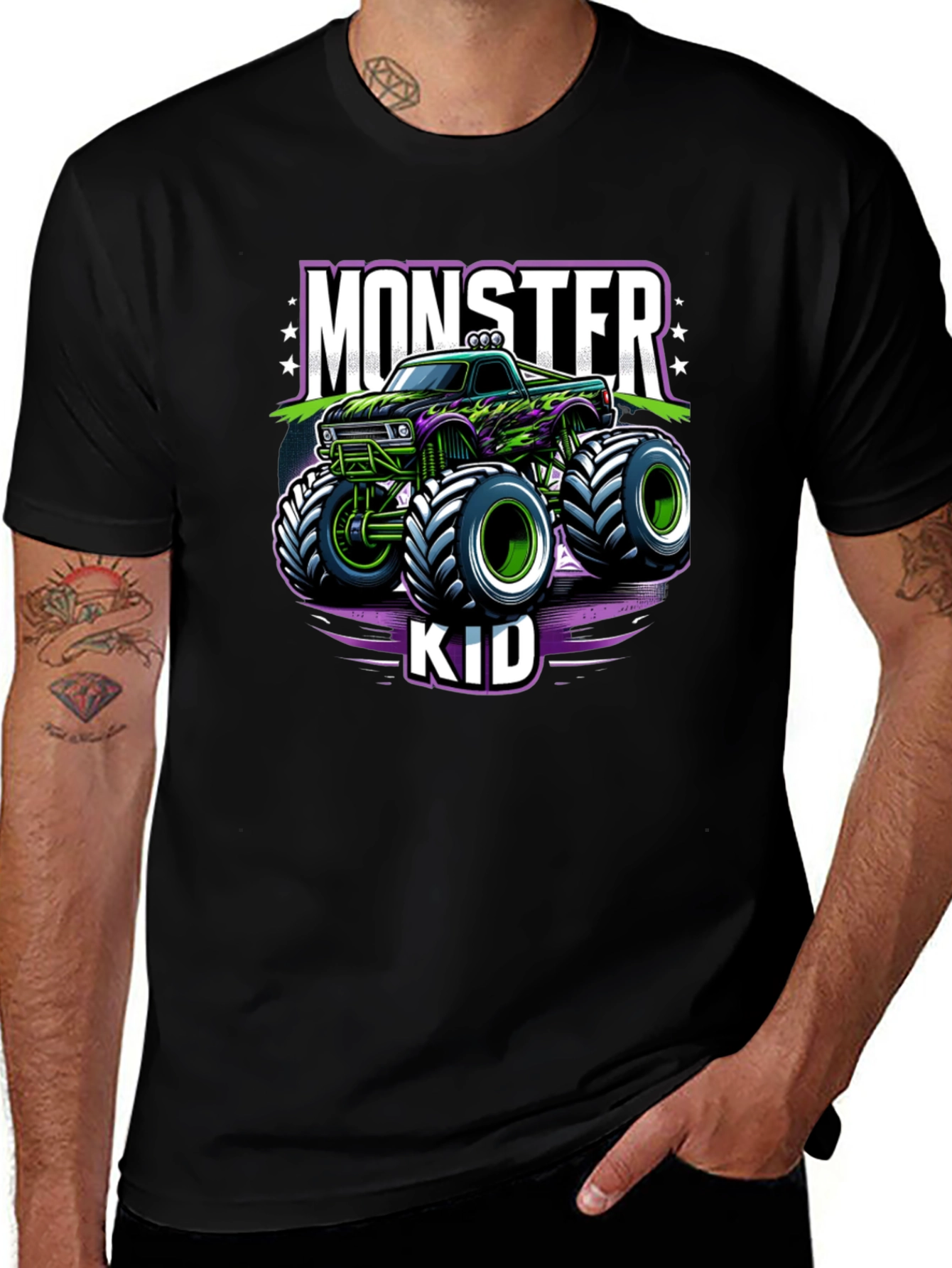 Monster Truck Kid T-Shirt