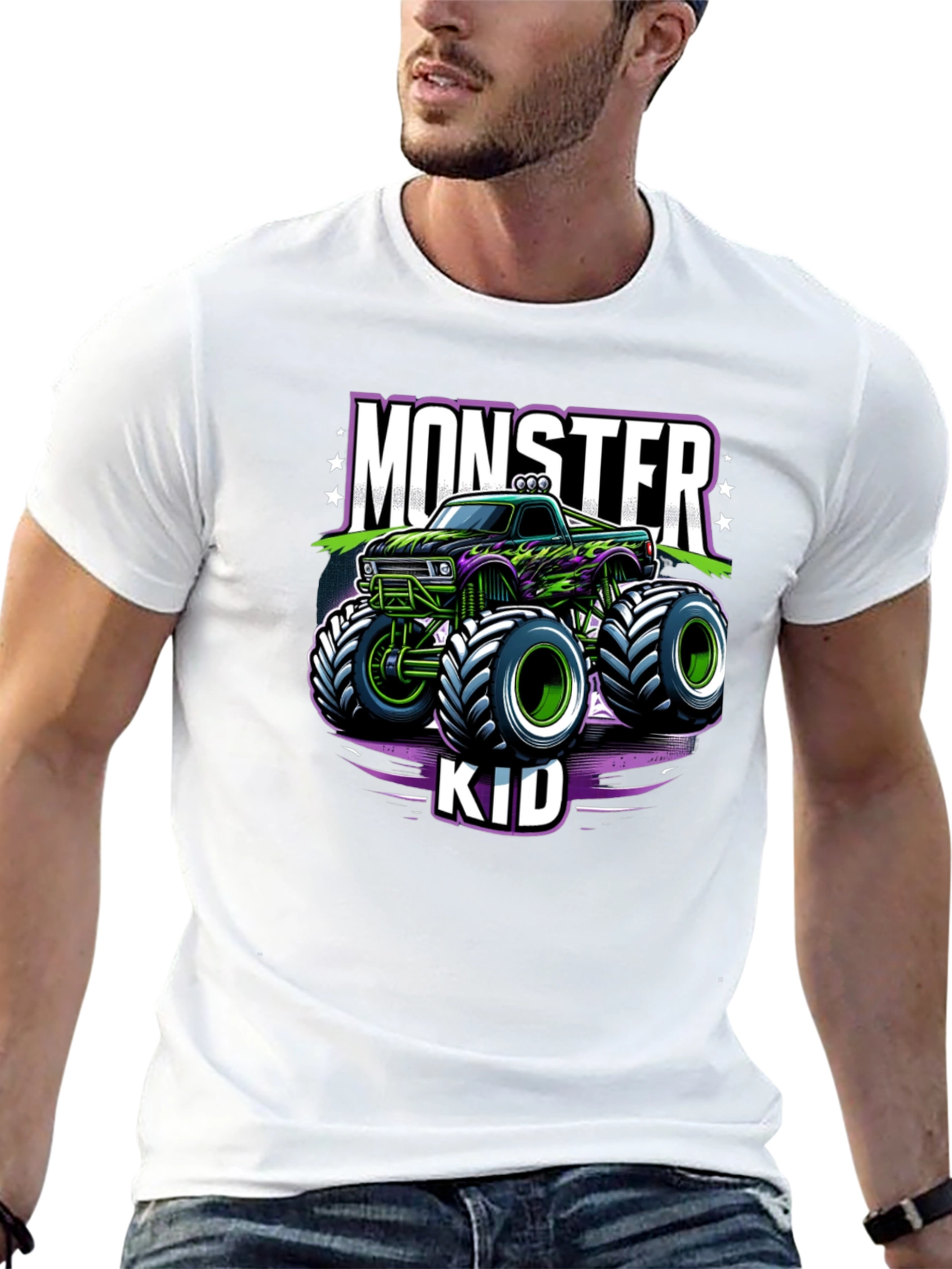 Monster Truck Kid T-Shirt