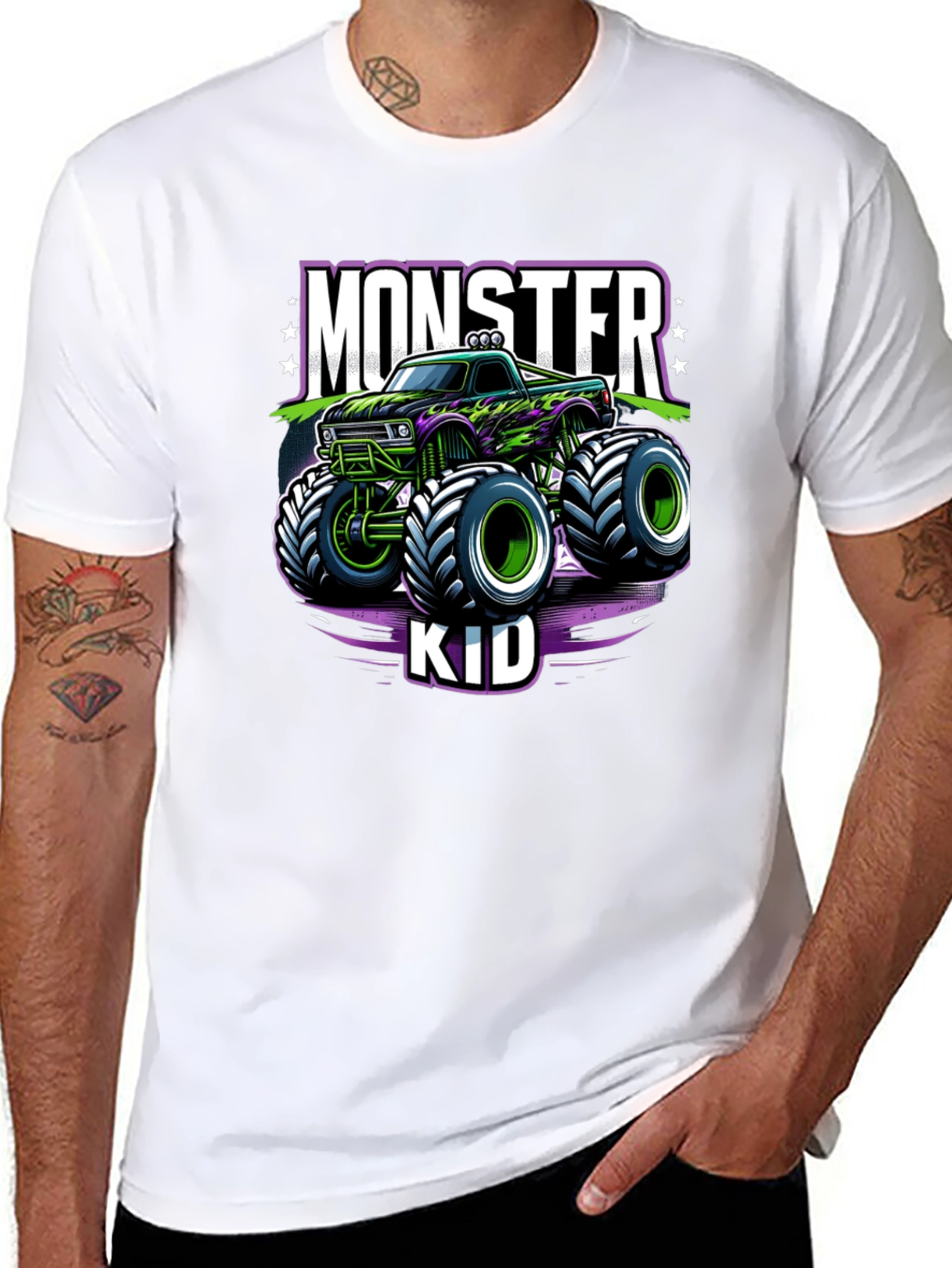 Monster Truck Kid T-Shirt