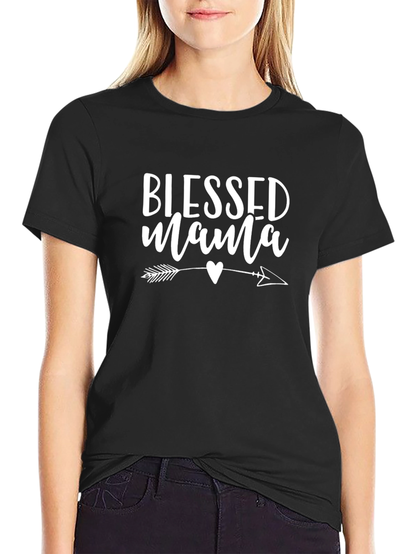 Blessed Mama Graphic T-Shirt