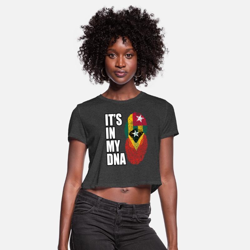 Togolese And Timorese Mix Heritage DNA Flag