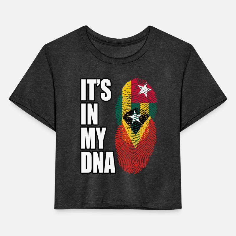 Togolese And Timorese Mix Heritage DNA Flag