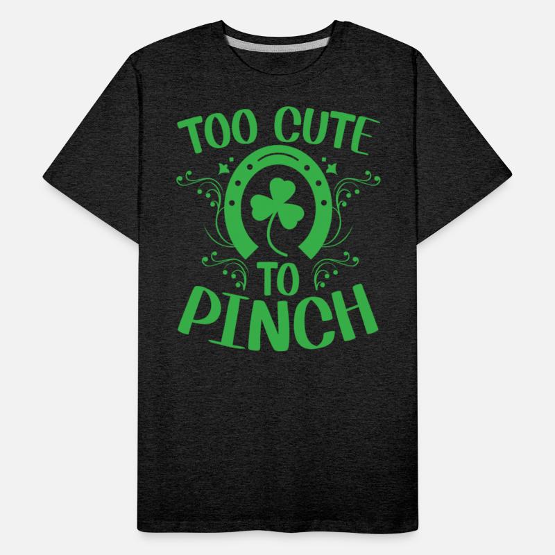Too Cute To Pinch Shamrock St. Patricks Day Irish