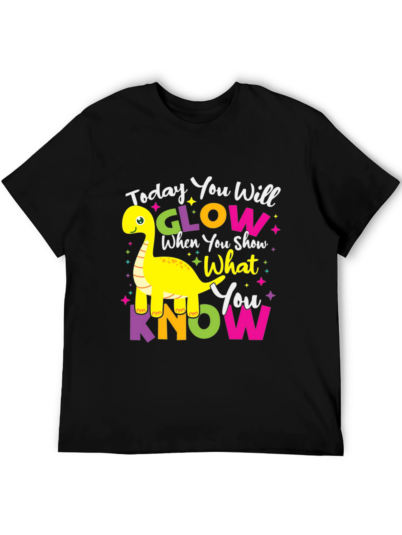 Glow When You Show What You Know Kids T-Shirt