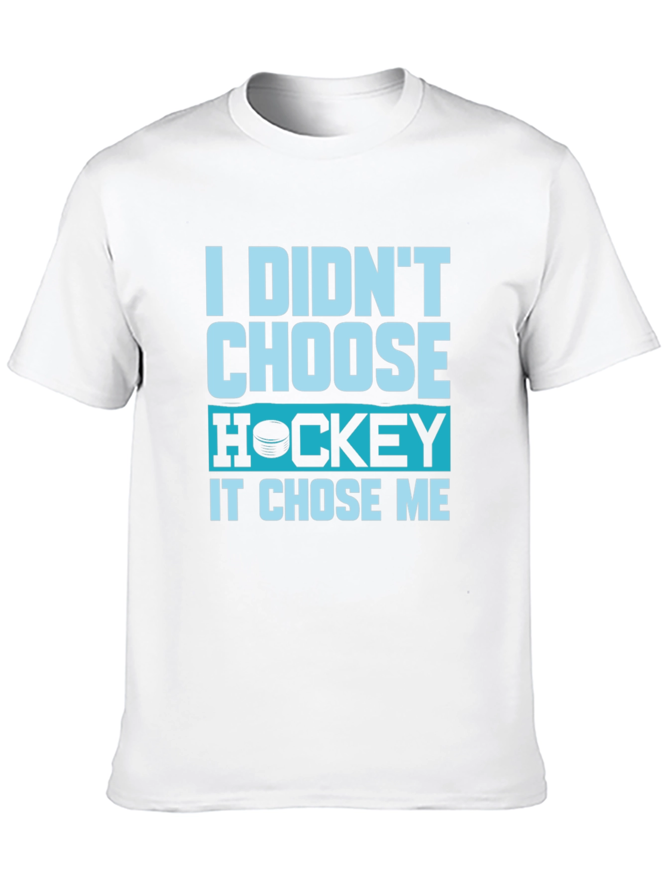 Hockey Chose Me Black T-Shirt