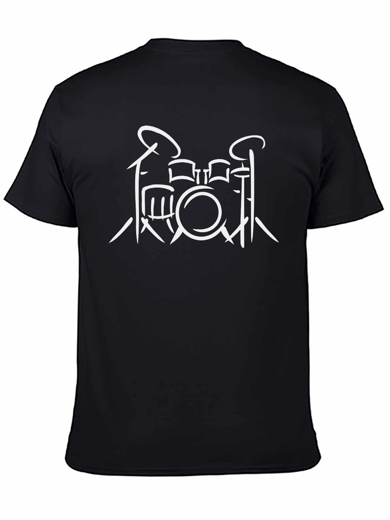Drum Kit Graphic T-Shirt - Music Lover Tee