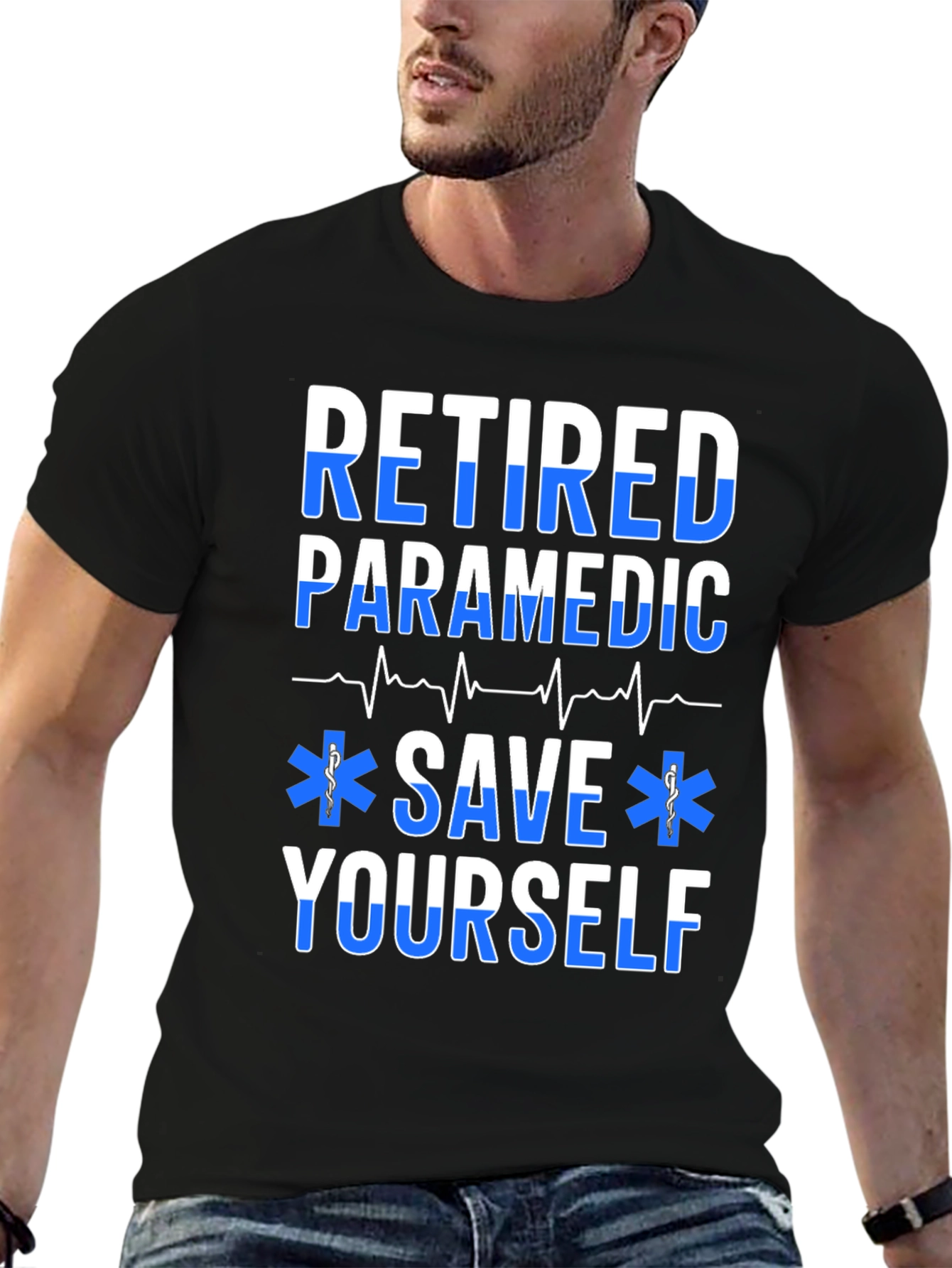 Retired Paramedic Save Yourself T-Shirt