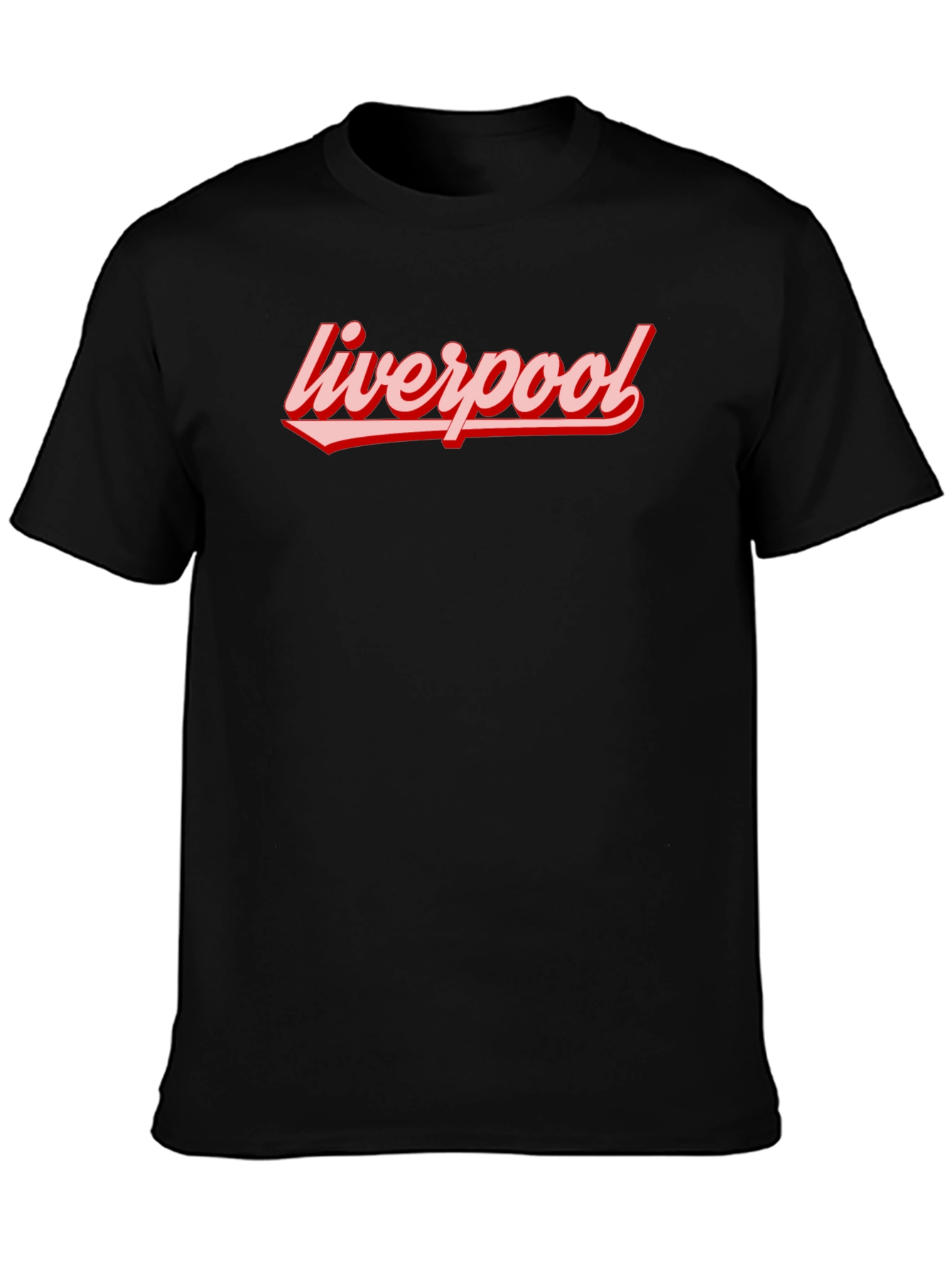 Liverpool Graphic T-Shirt - Black Short Sleeve