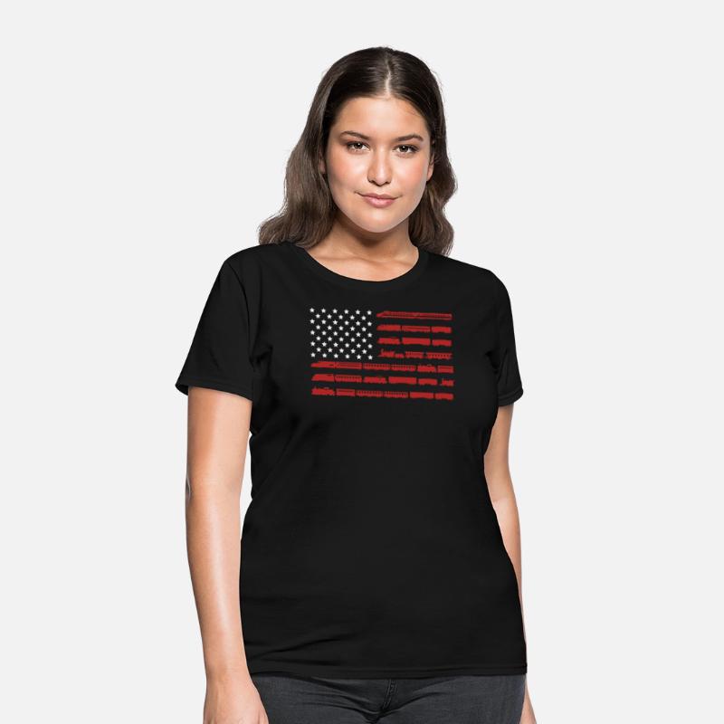 Trains USA American Flag