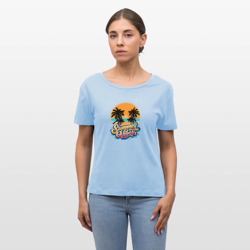 Tropical Sunset Summer Vibes Design