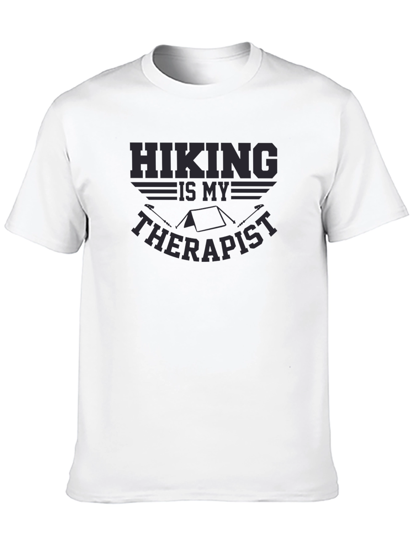 Hiking Is My Therapist Graphic T-Shirt