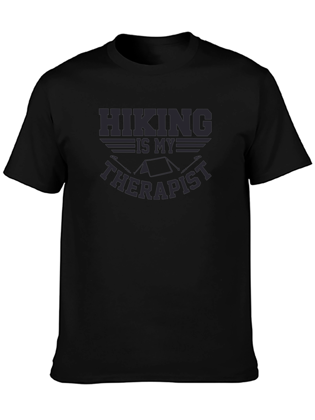 Hiking Is My Therapist Graphic T-Shirt