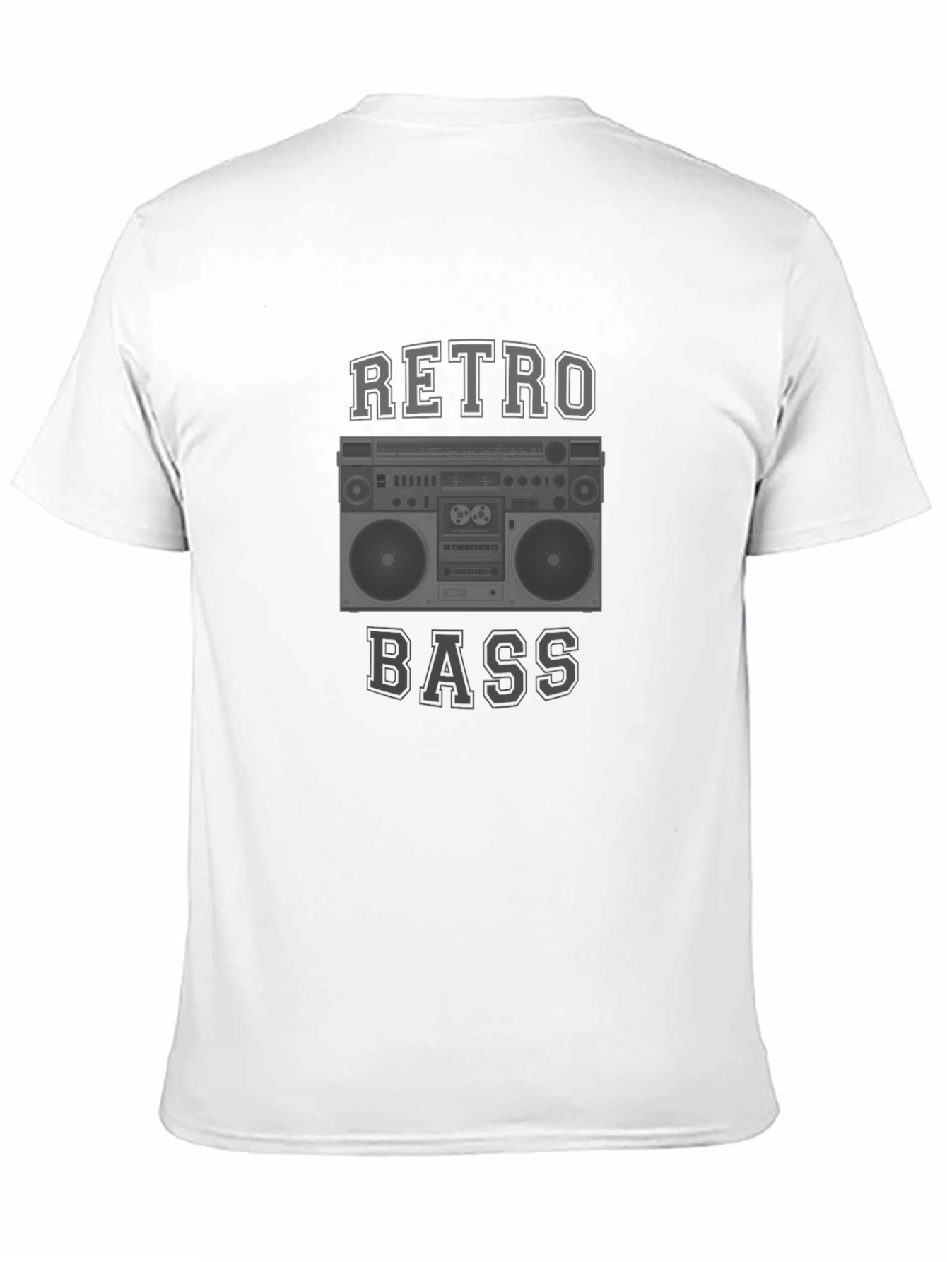 Retro Bass Black Graphic Tee