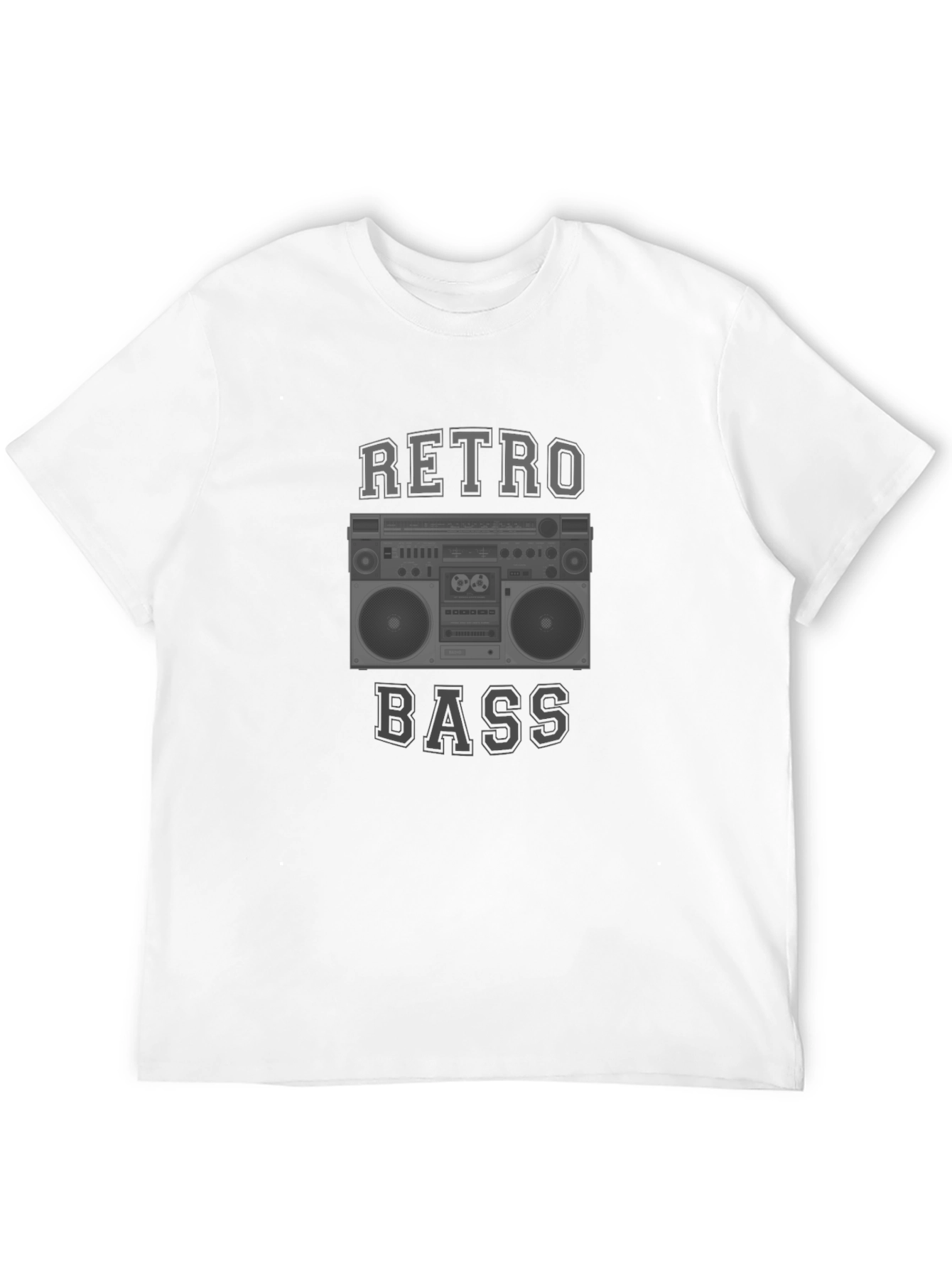 Retro Bass Black Graphic Tee