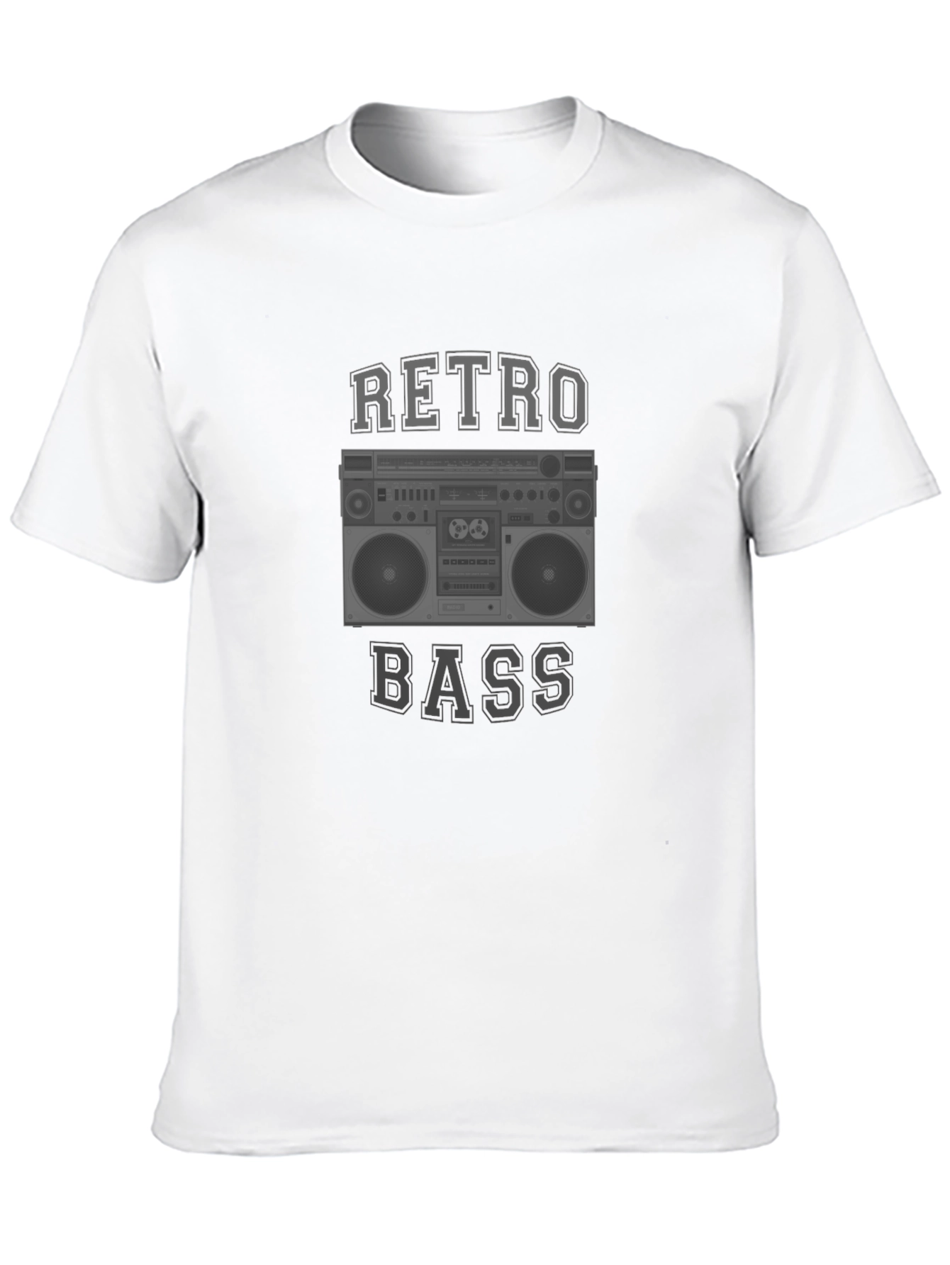 Retro Bass Black Graphic Tee