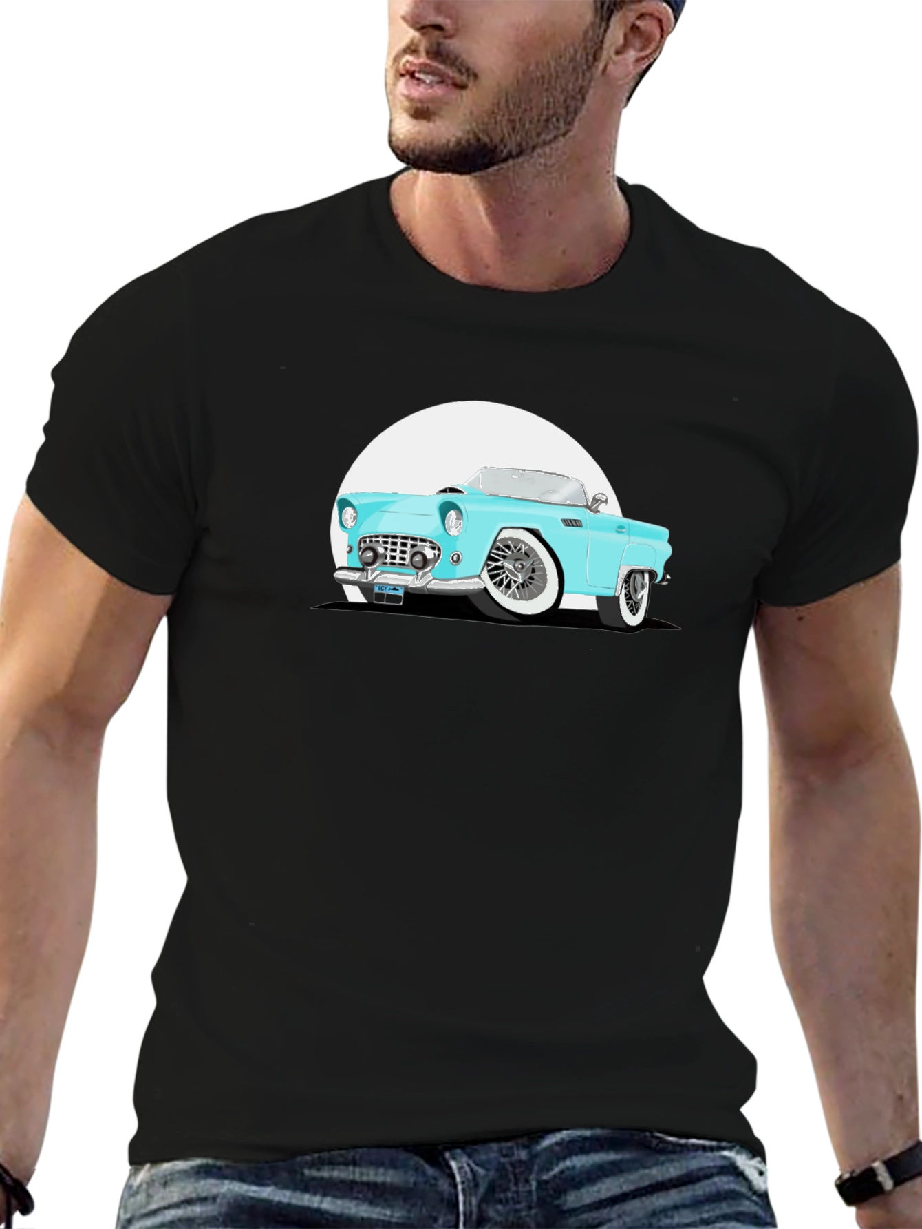 Classic Car Graphic Tee - Retro Style