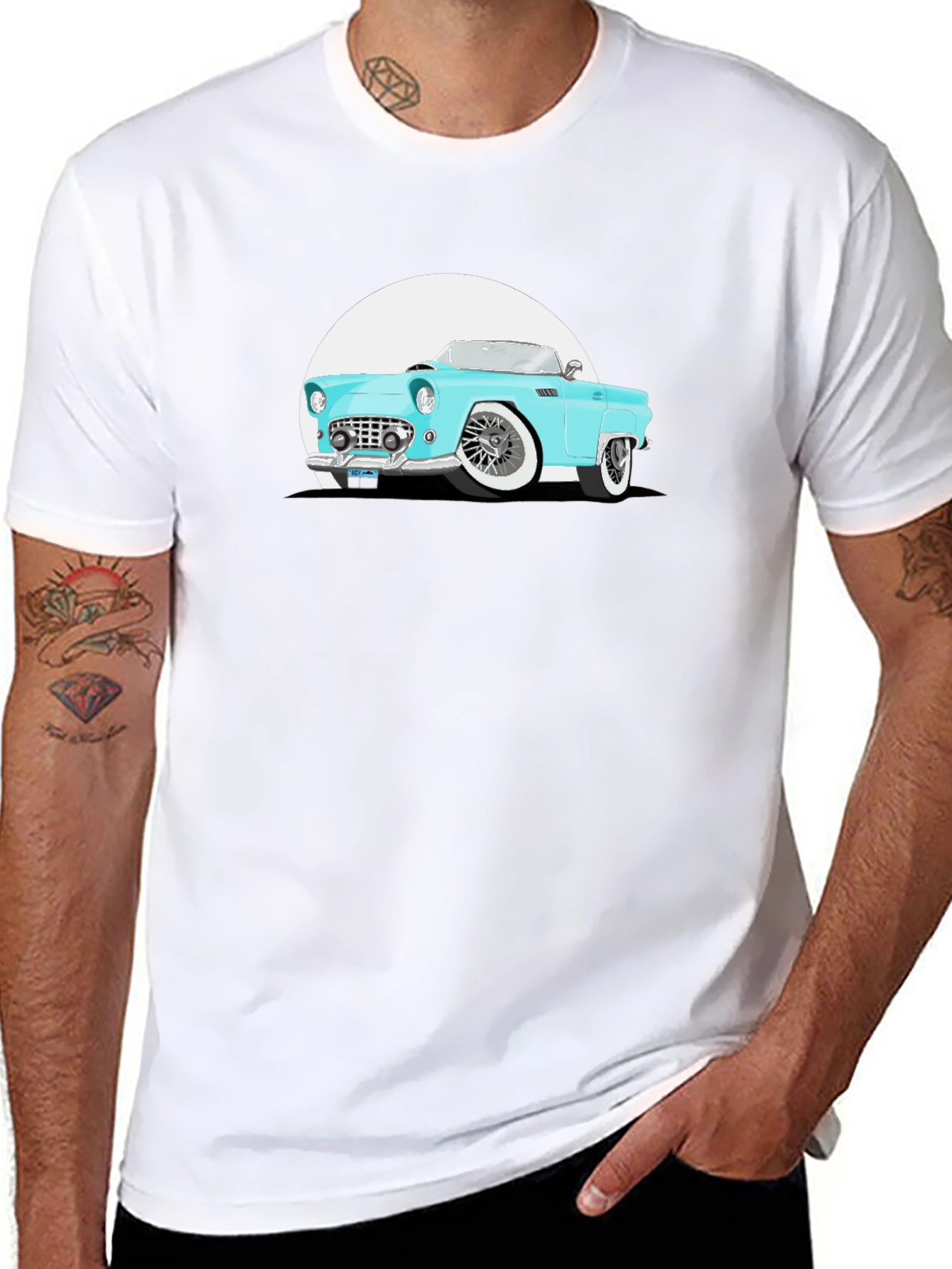 Classic Car Graphic Tee - Retro Style