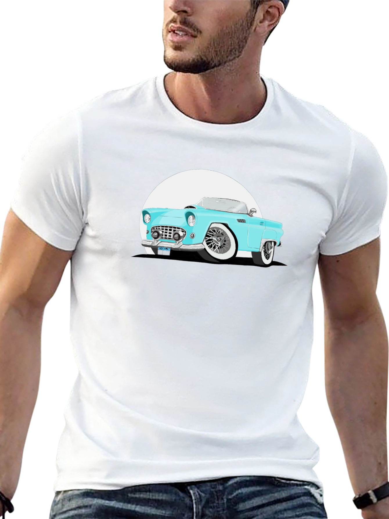 Classic Car Graphic Tee - Retro Style