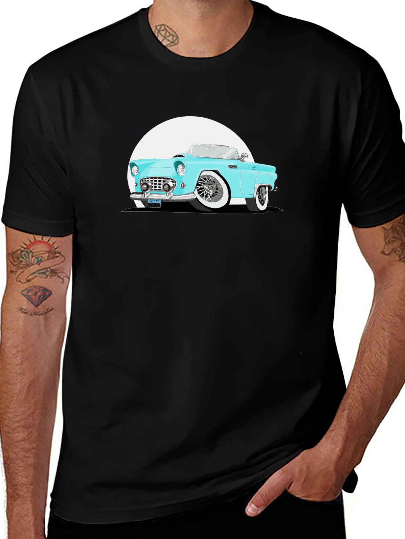 Classic Car Graphic Tee - Retro Style