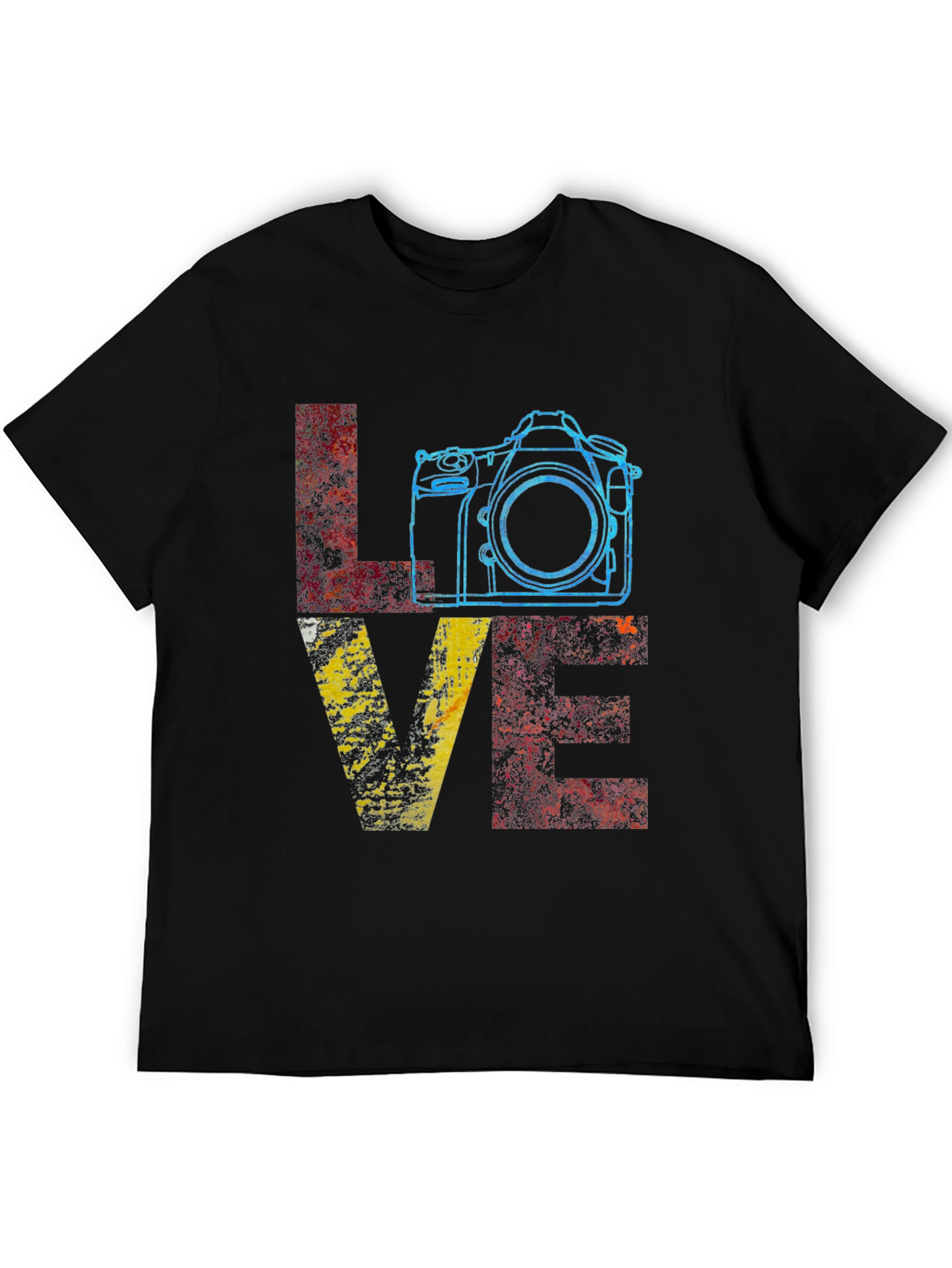 Love Photography Graphic T-Shirt - Black