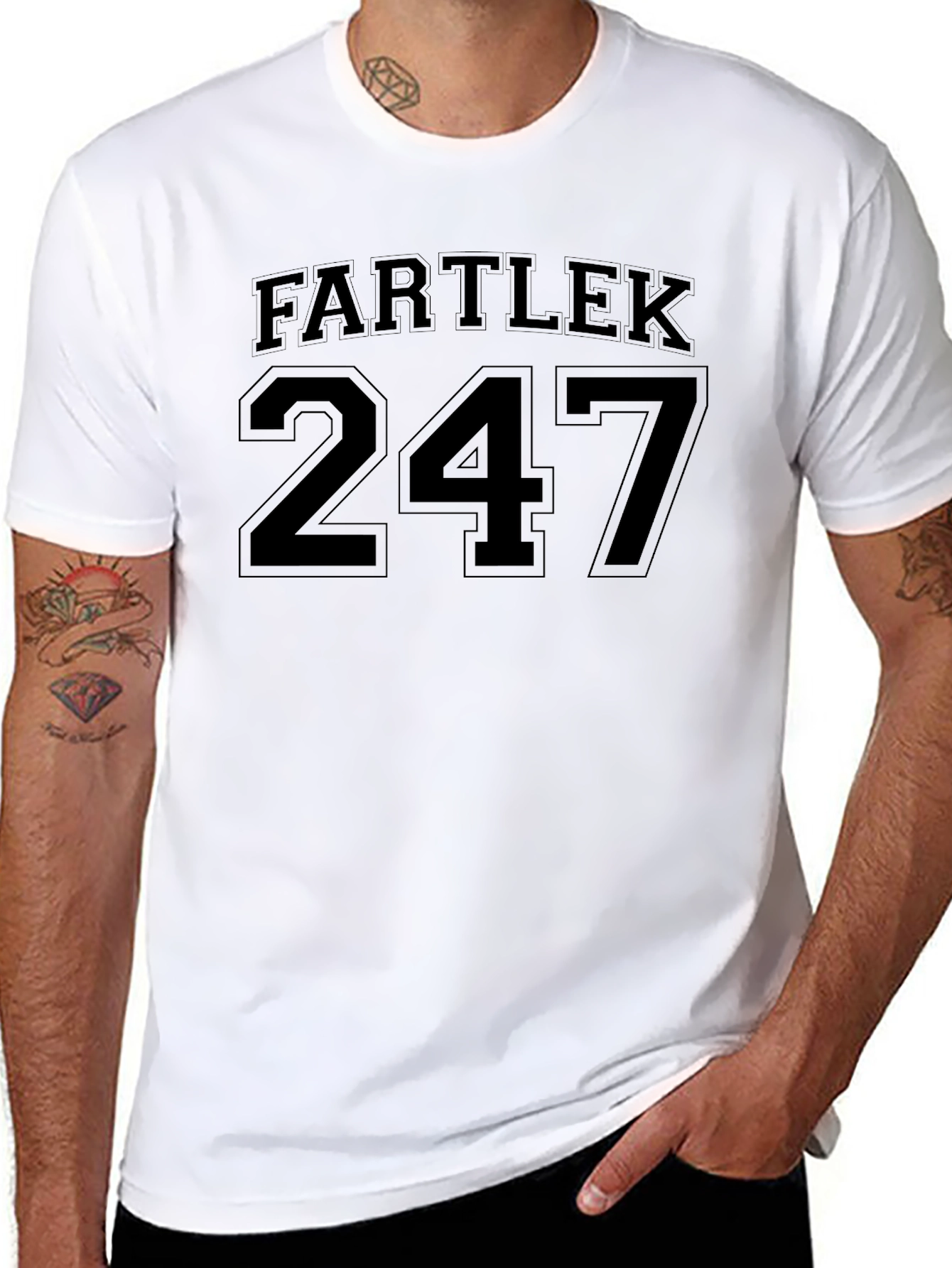 Fartlek 247 Athletic Style Graphic Tee