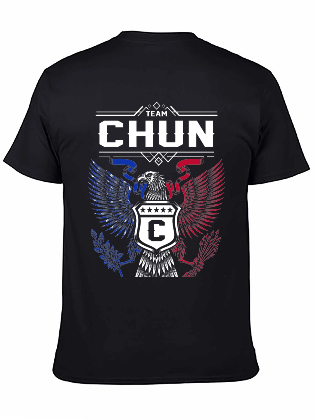 Team Chun Patriotic Eagle Graphic T-Shirt