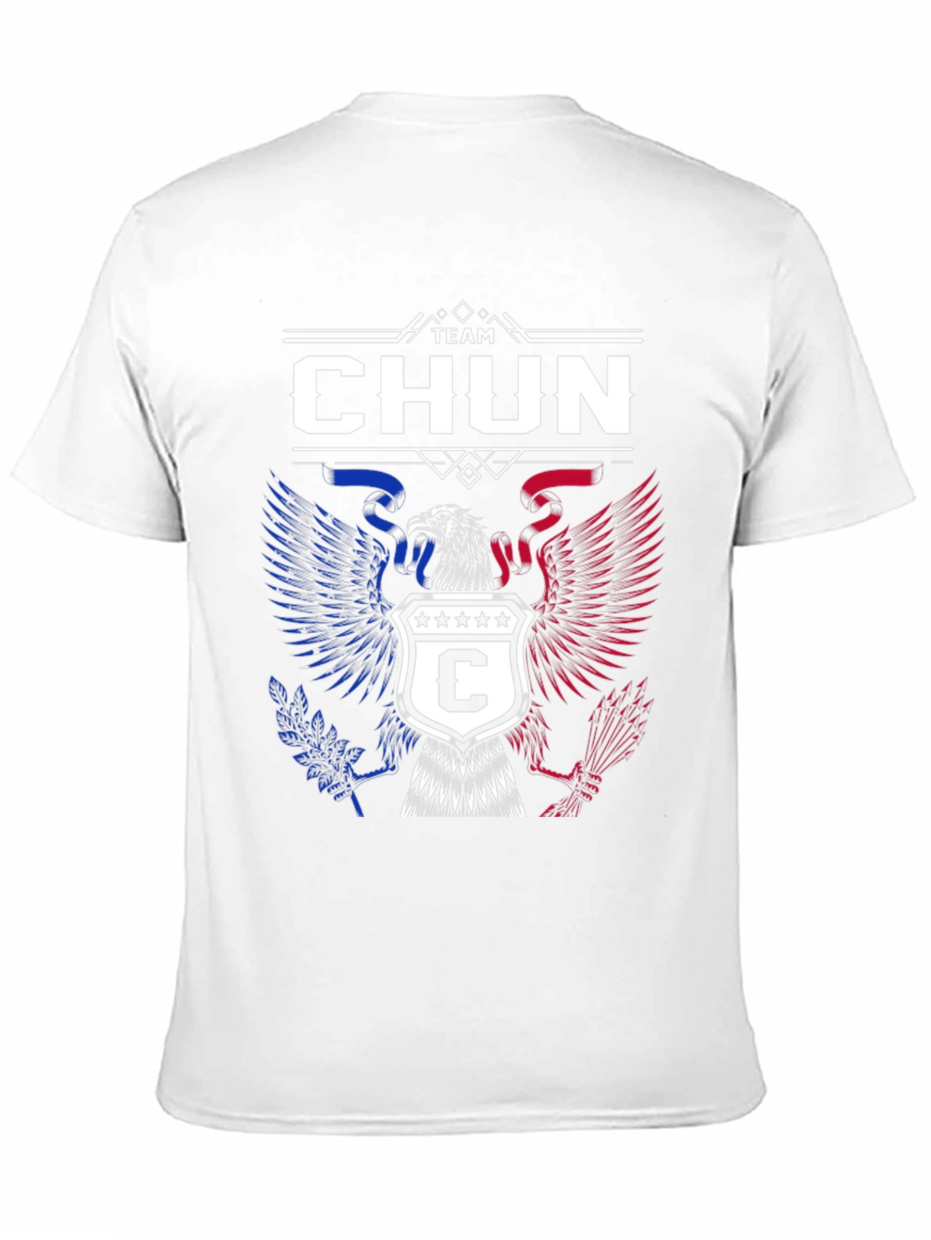 Team Chun Patriotic Eagle Graphic T-Shirt