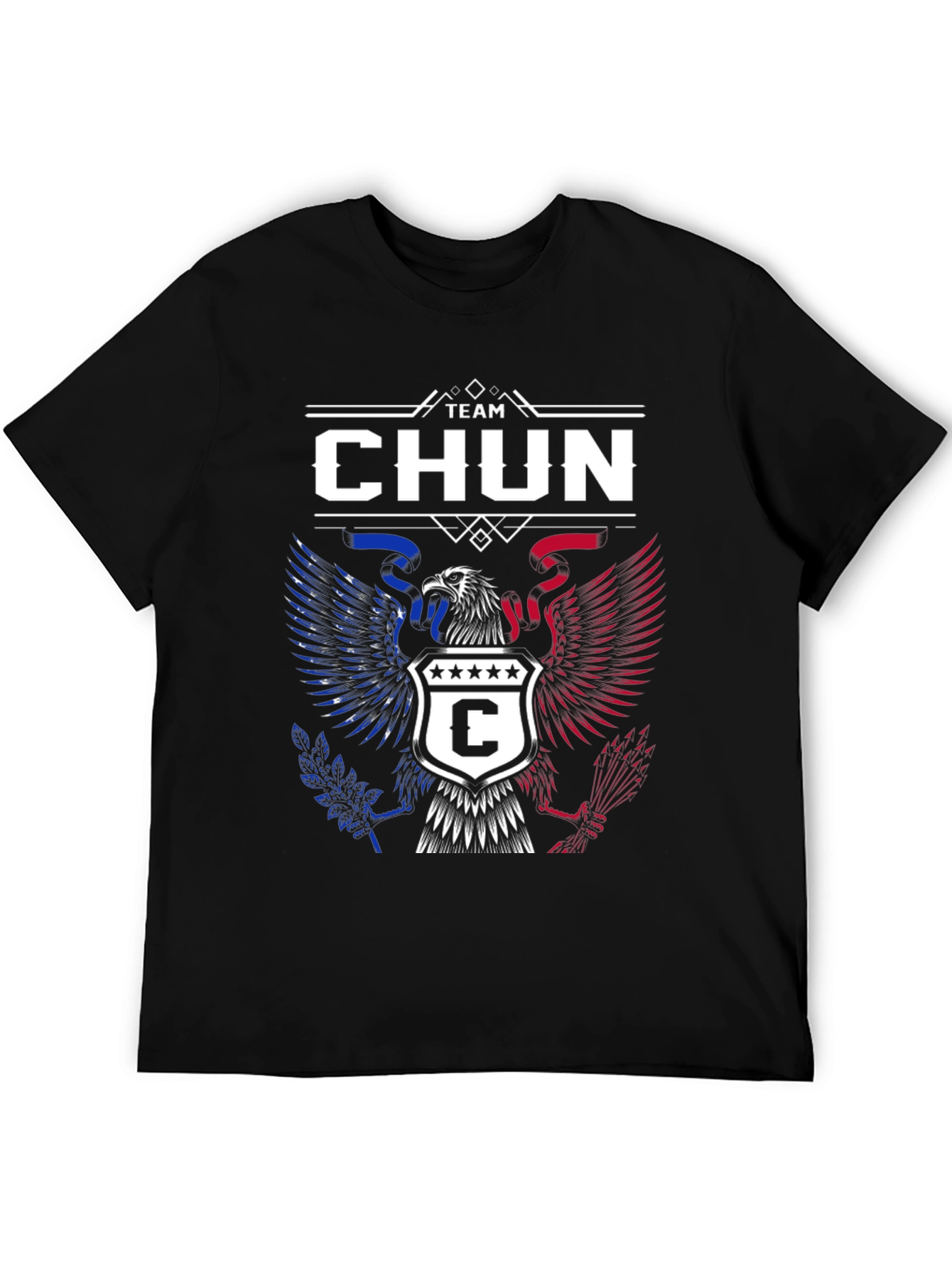 Team Chun Patriotic Eagle Graphic T-Shirt