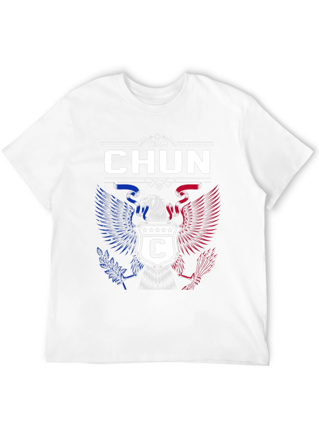 Team Chun Patriotic Eagle Graphic T-Shirt