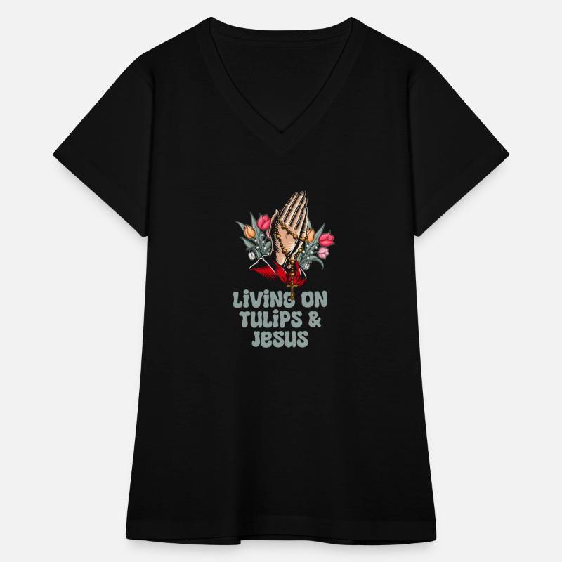 Tulip Gardening Jesus