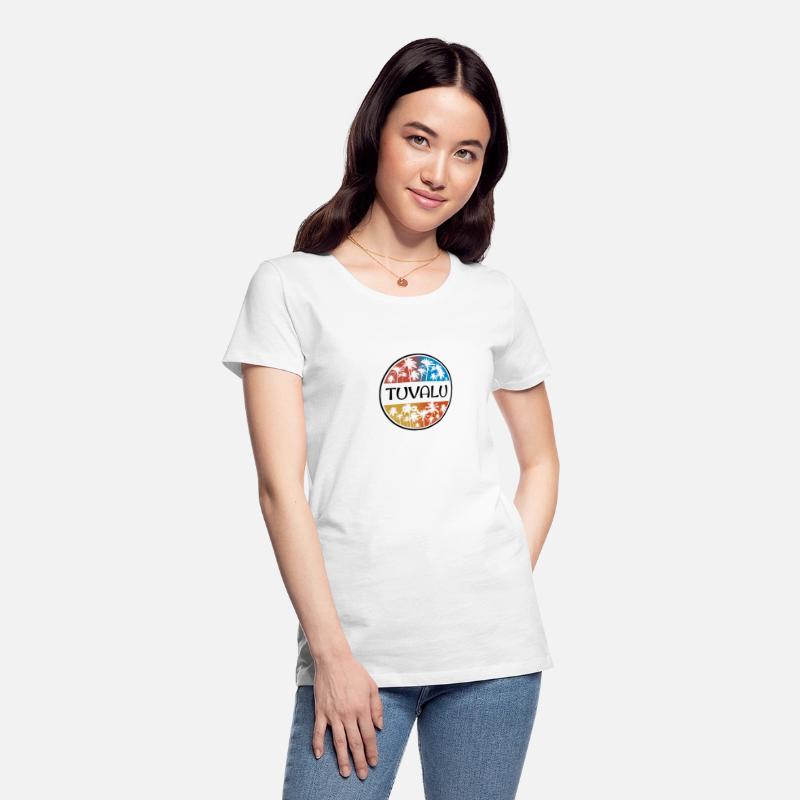 Tuvalu Polynesia Palm Tree Stylish Vacation