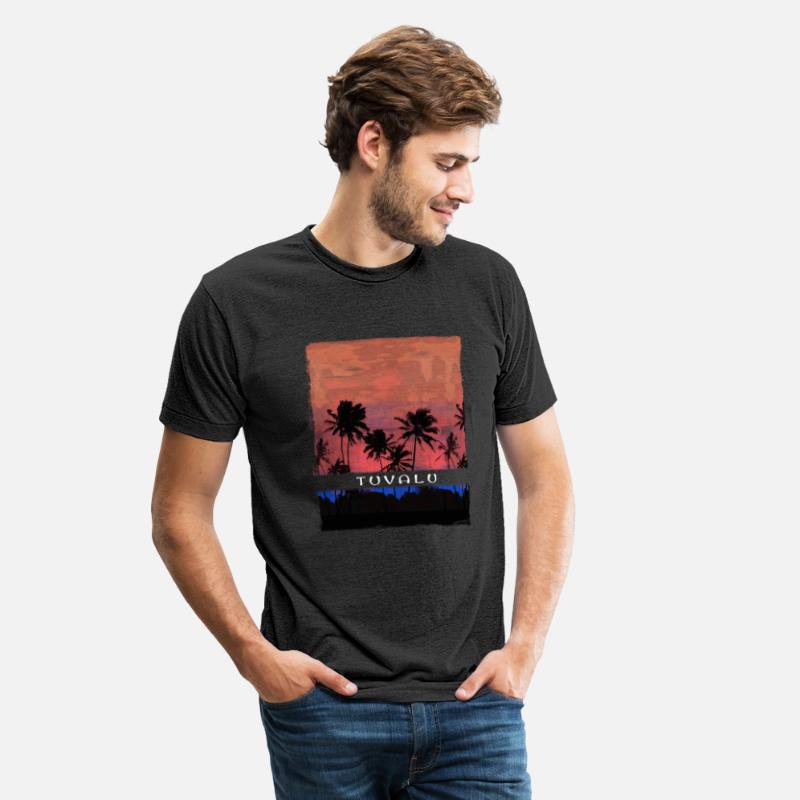 Tuvalu Vacation Souvenir Palm Tree Beach